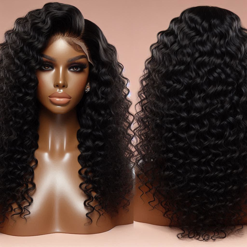 13x4 Deep Curly Wig, the perfect accessory for a voluminous, head-turning look.